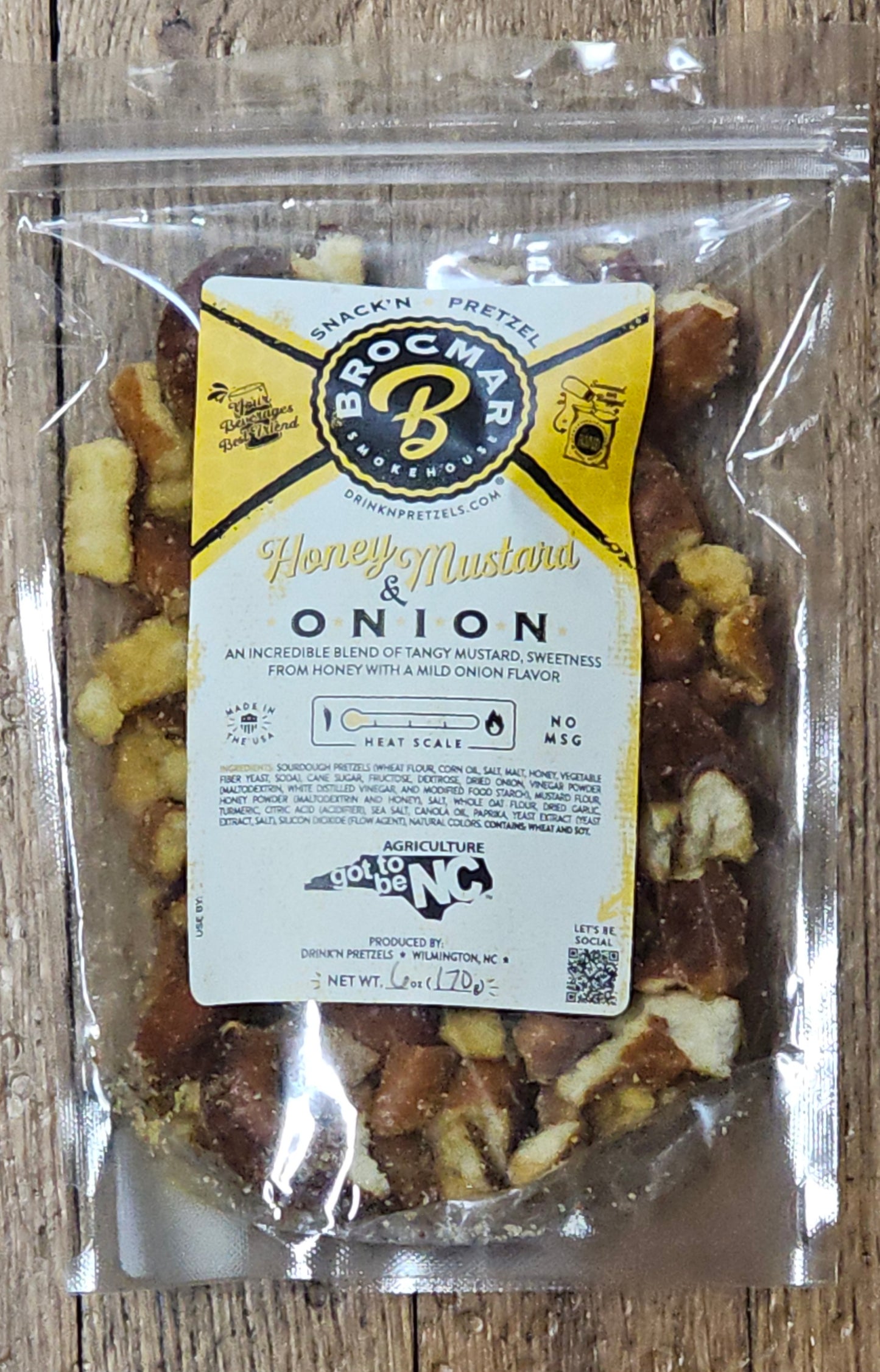 HONEY MUSTARD AND ONION PRETZELS