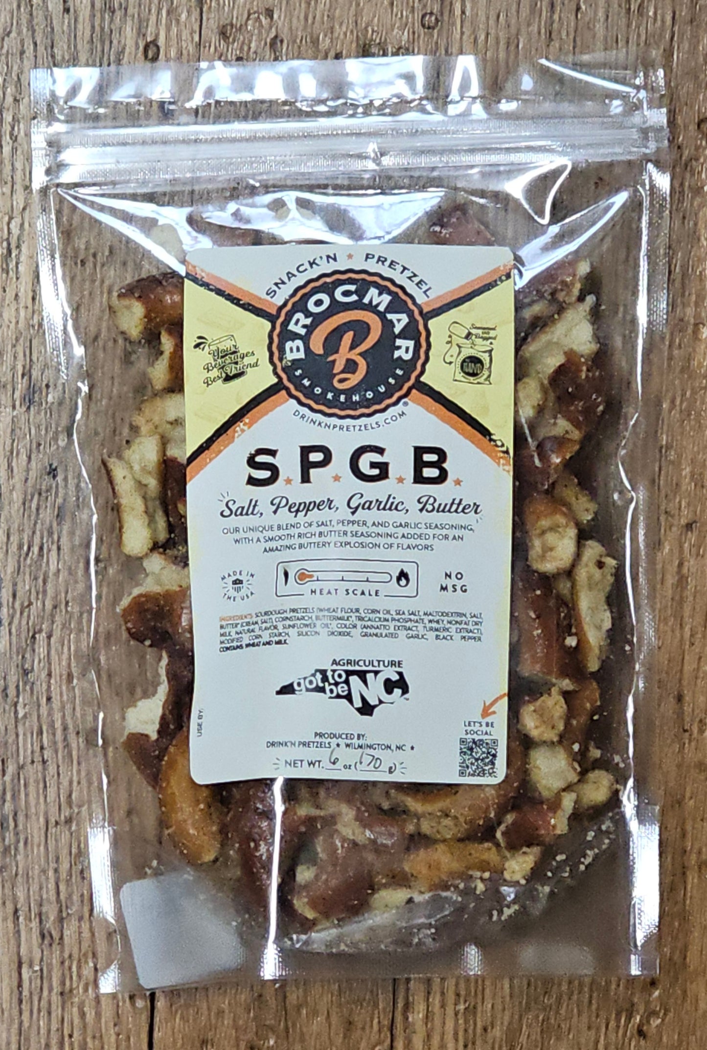 SALT, PEPPER, GARLIC AND BUTTER PRETZELS