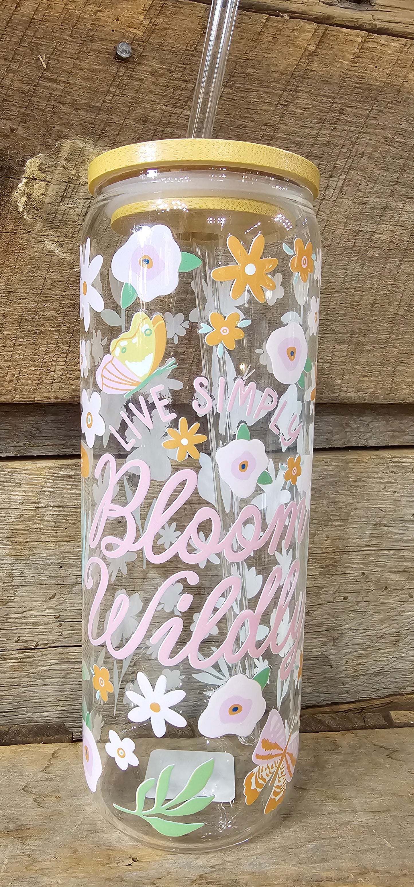 COLD BREW GLASS 24 OZ BLOOM
