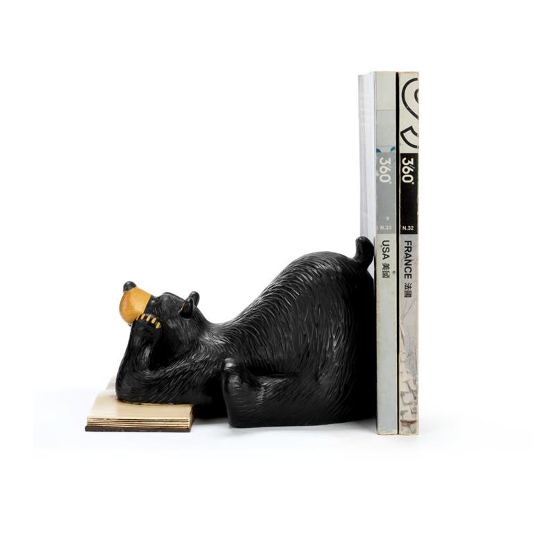 BEARFOOTS DREAMING OF A GOOD BOOK BOOKEND