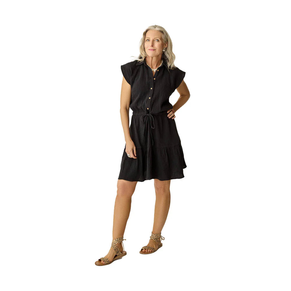 ALEX GAUZE DRESS