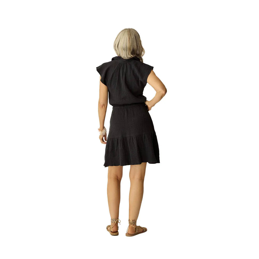 ALEX GAUZE DRESS