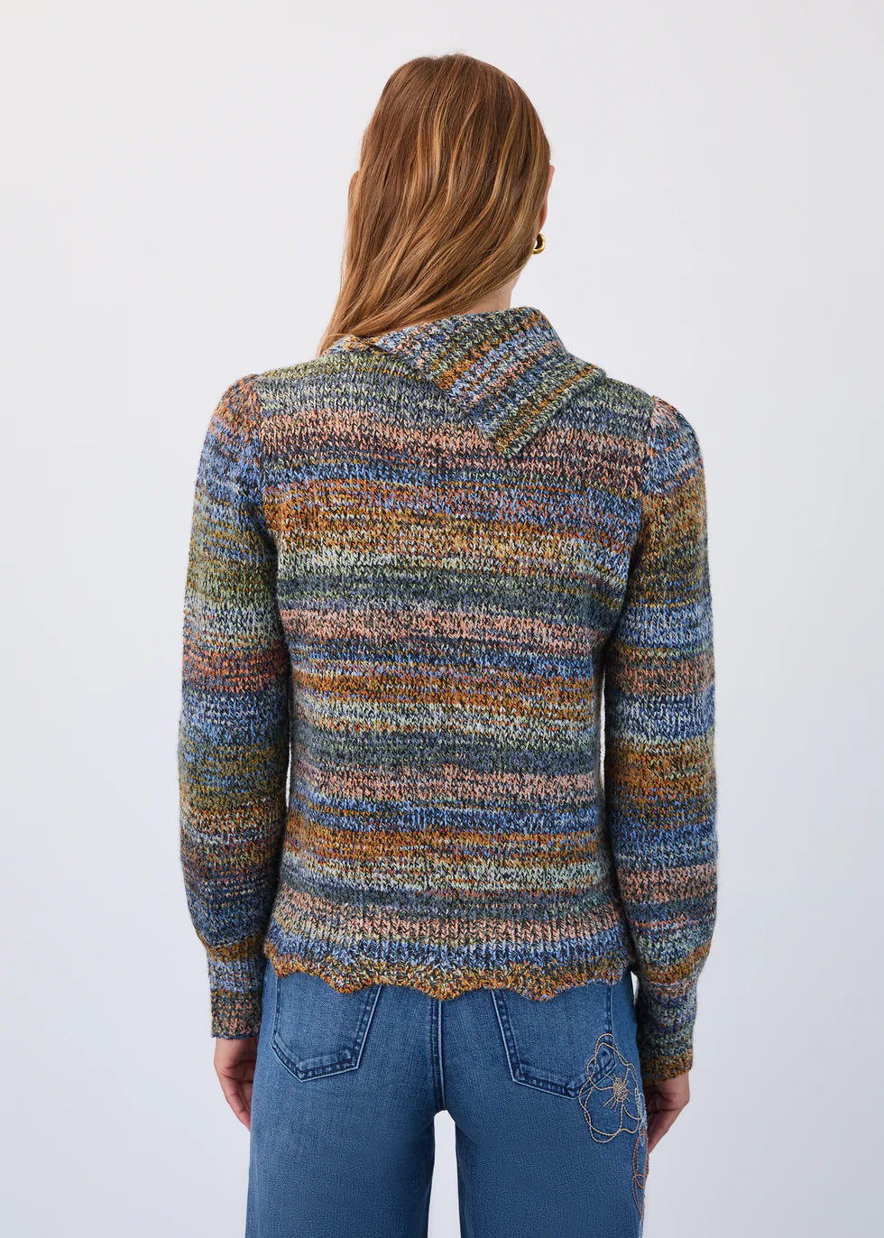 FRENCH DRESSING ENVELOPE COLLAR SWEATER