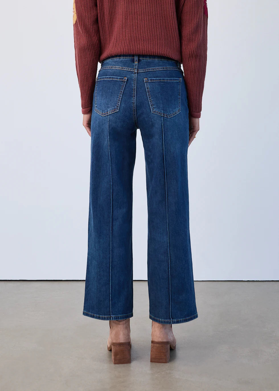 OLIVIA WIDE ANKLE DENIM PANT