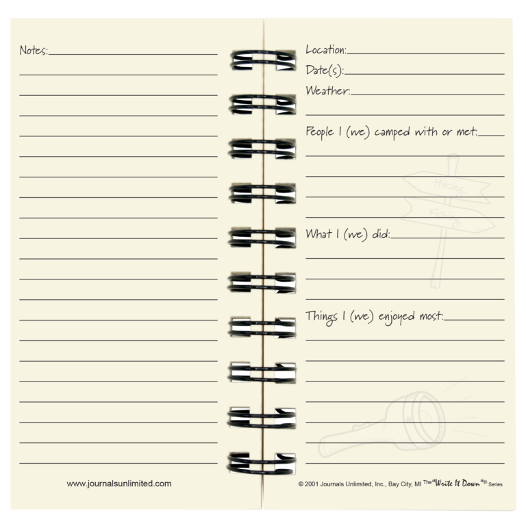MINI CAMPING JOURNAL