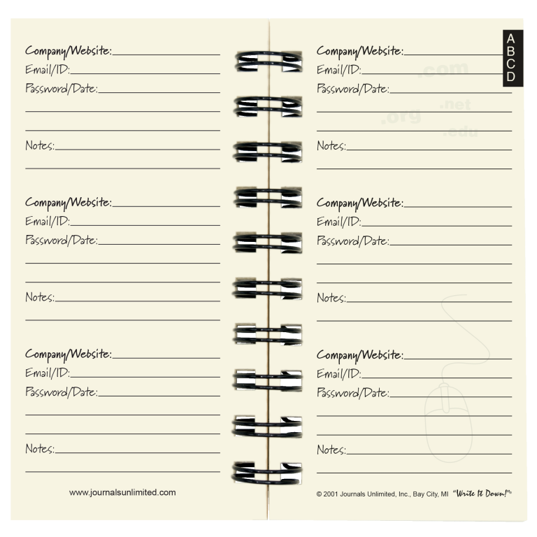MINI ONLINE ACCOUNTS JOURNAL