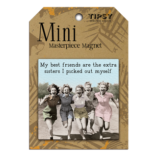 BEST FRIEND SISTER MINI MAGNET