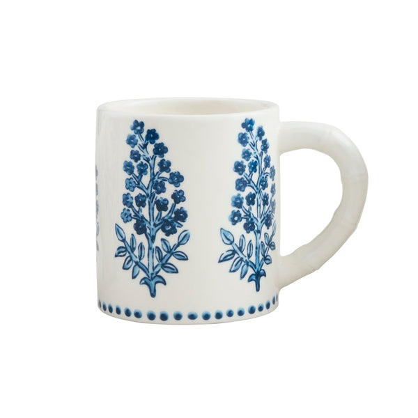 BLOOMS BLOCK PRINT MUG