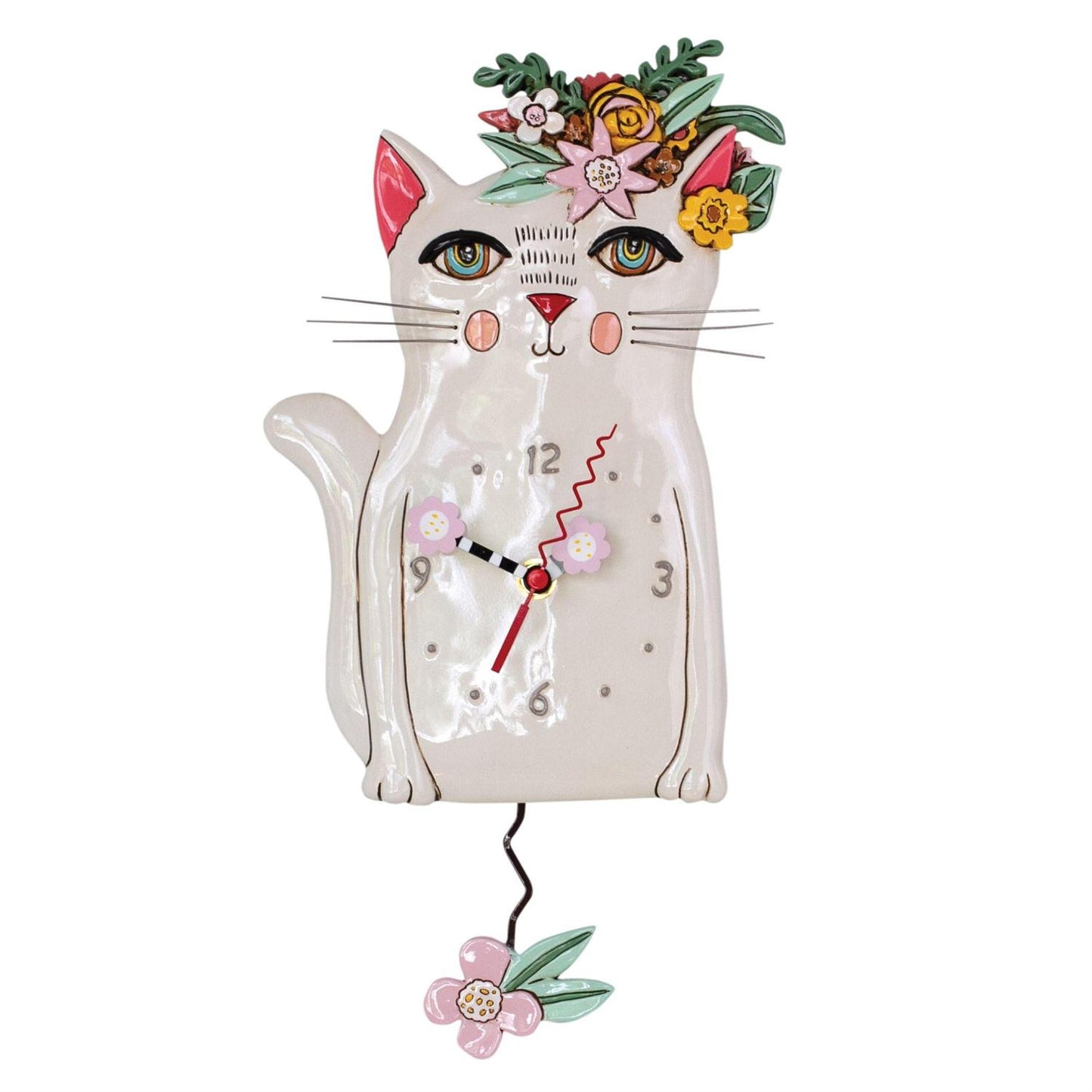PRETTY KITTY CLOCK