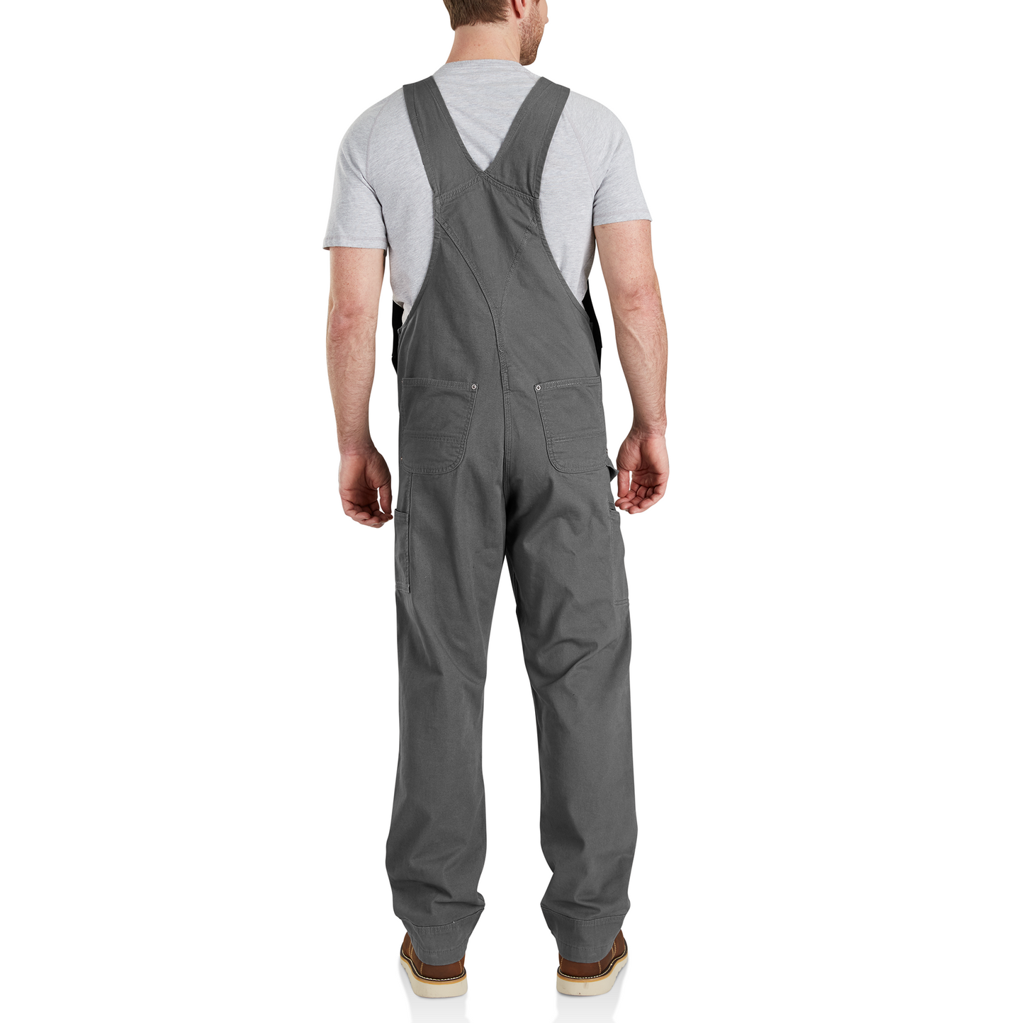 CARHARTT RUGGED FLEX RELAXED FIT CANVAS BIB OVERALL