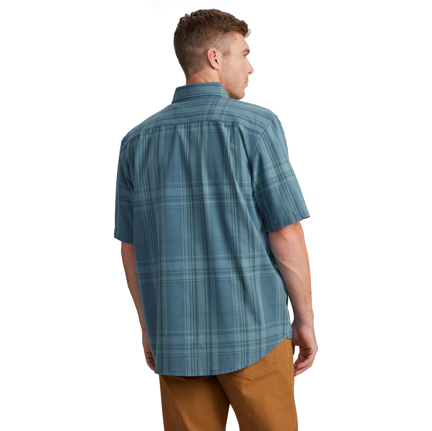 CARHARTT LOOSE FIT SS PLAID SHIRT