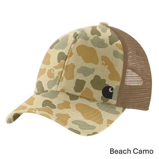 CARHARTT CANVAS MESH BACK CAMO CAP