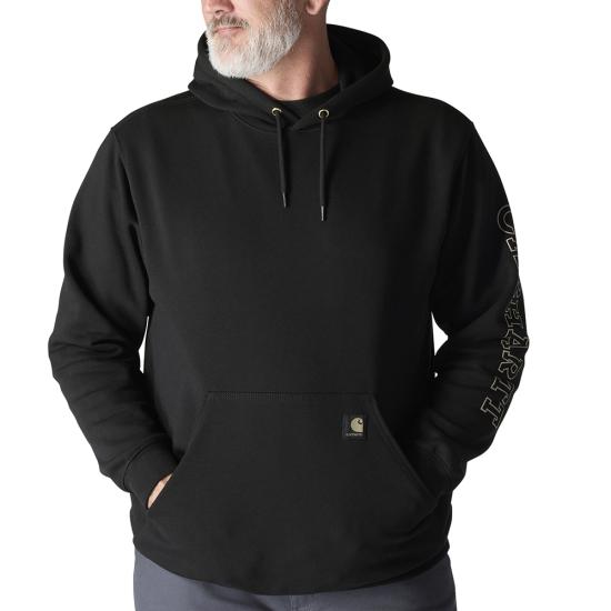 CARHARTT LOOSE FIT MIDWEIGHT CAMO GRAPHIC SWEATSHIRT