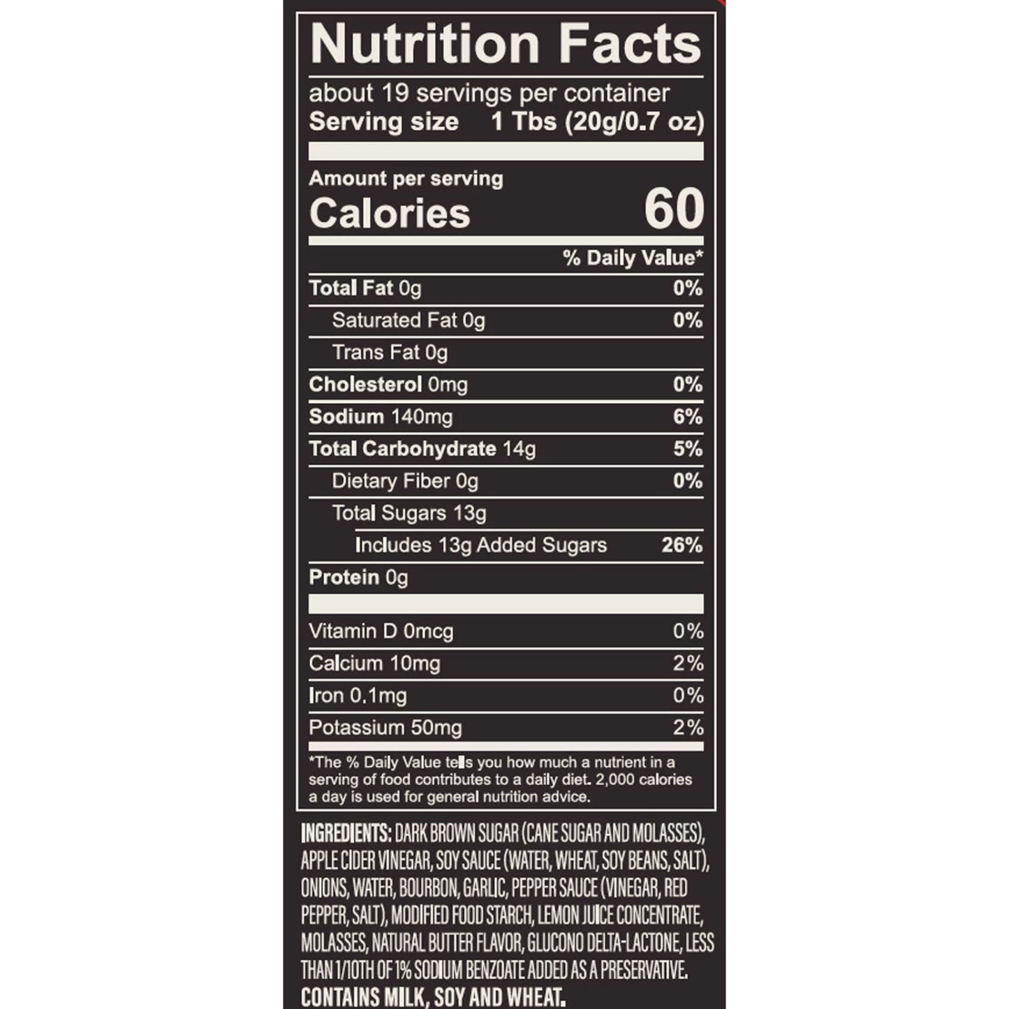 SWEET BOURBON GRILLING SAUCE