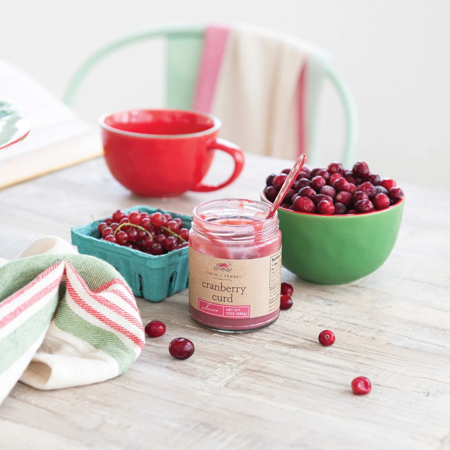 CRANBERRY CURD