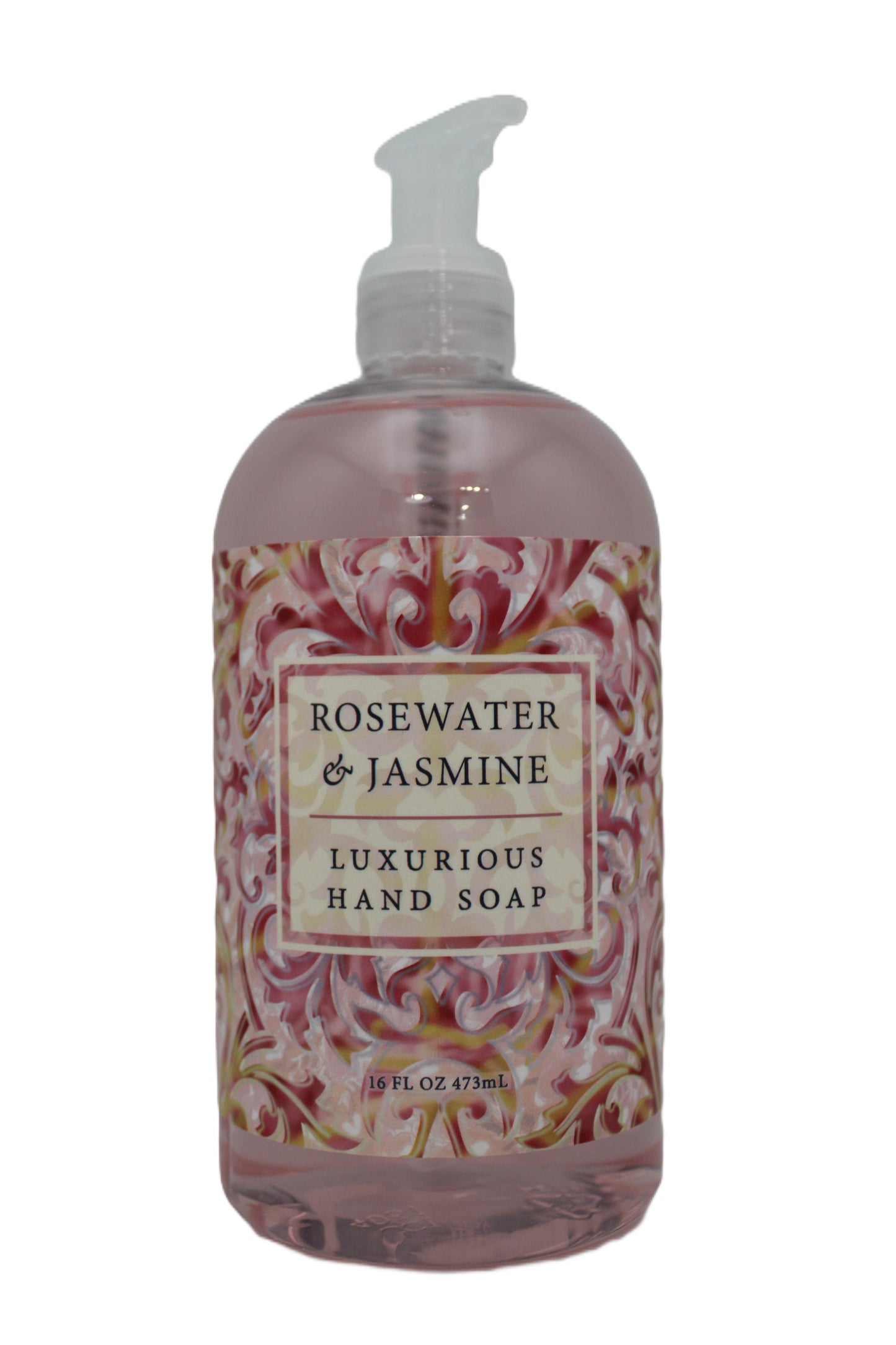 ROSEWATER JASMINE LIQUID SOAP 16 OZ