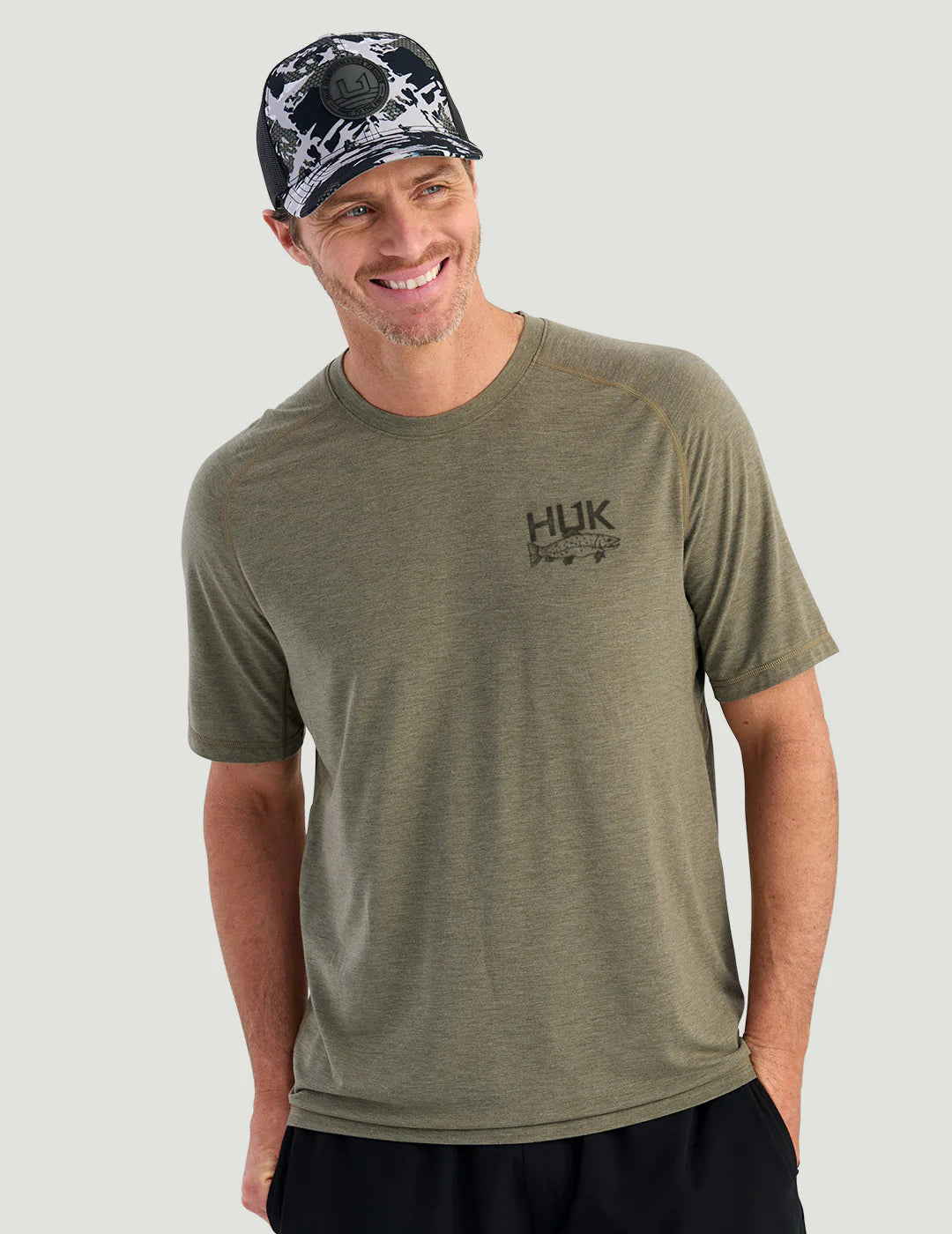 HUK DRIFT SHORT SLEEVE GRAPHIC CREW TEE