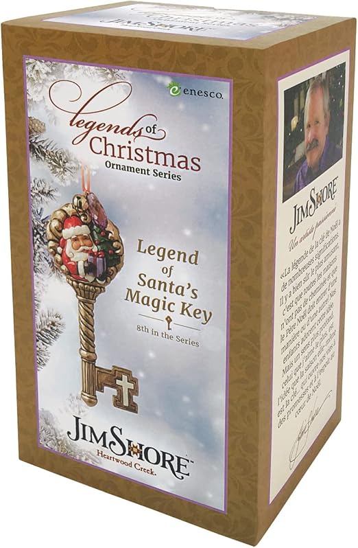 JIM SHORE LEGEND OF THE CHRISTMAS KEY ORNAMENT
