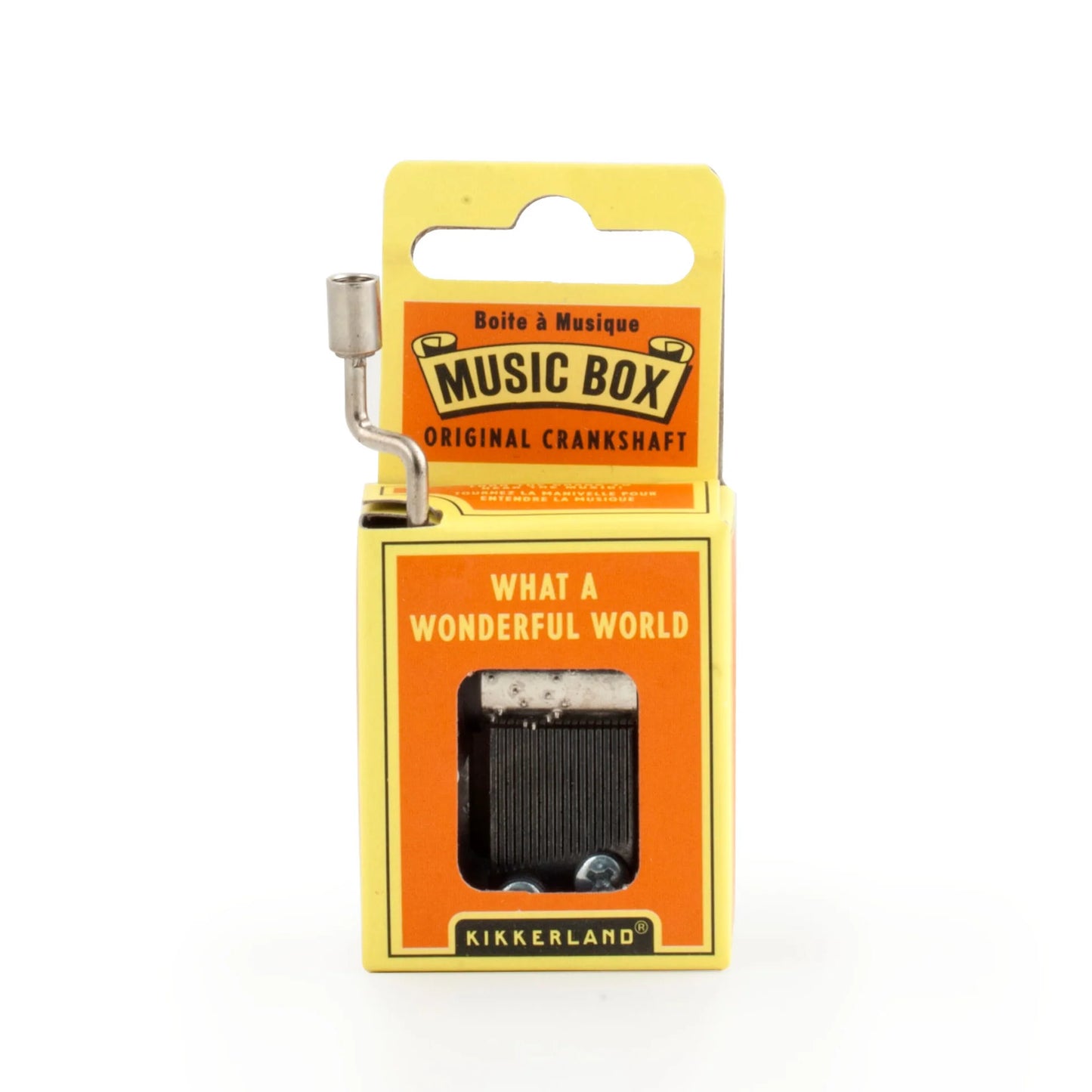 WHAT A WONDERFUL WORLD MUSIC BOX