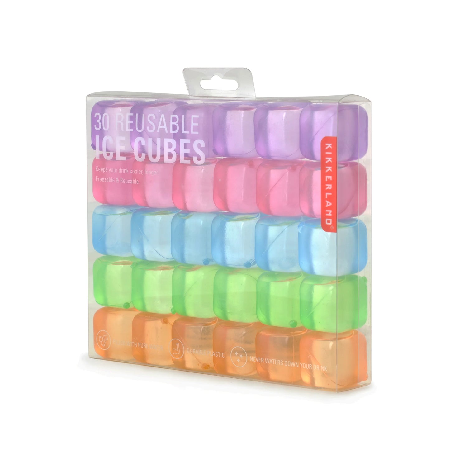 REUSABLE ICE CUBES SET OF 30