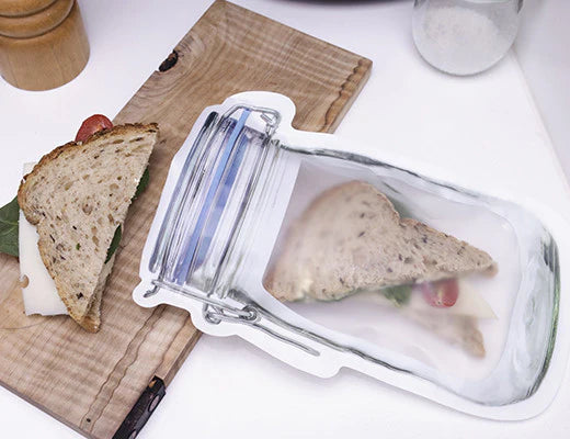 MASON JAR ZIPPER BAG LARGE SET OF 2