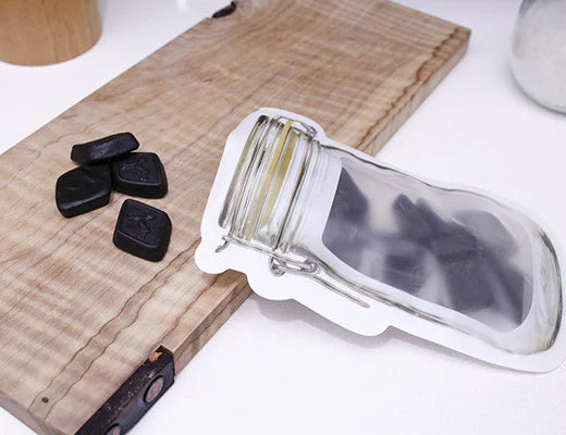 MASON JAR ZIPPER BAG SMALL SET OF 4