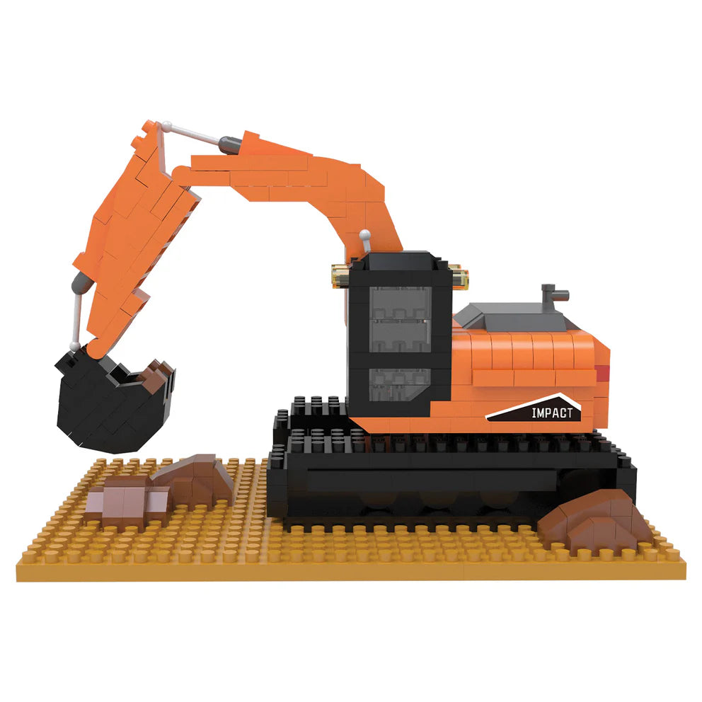 MINI BUILDING BLOCKS LARGE EXCAVATOR