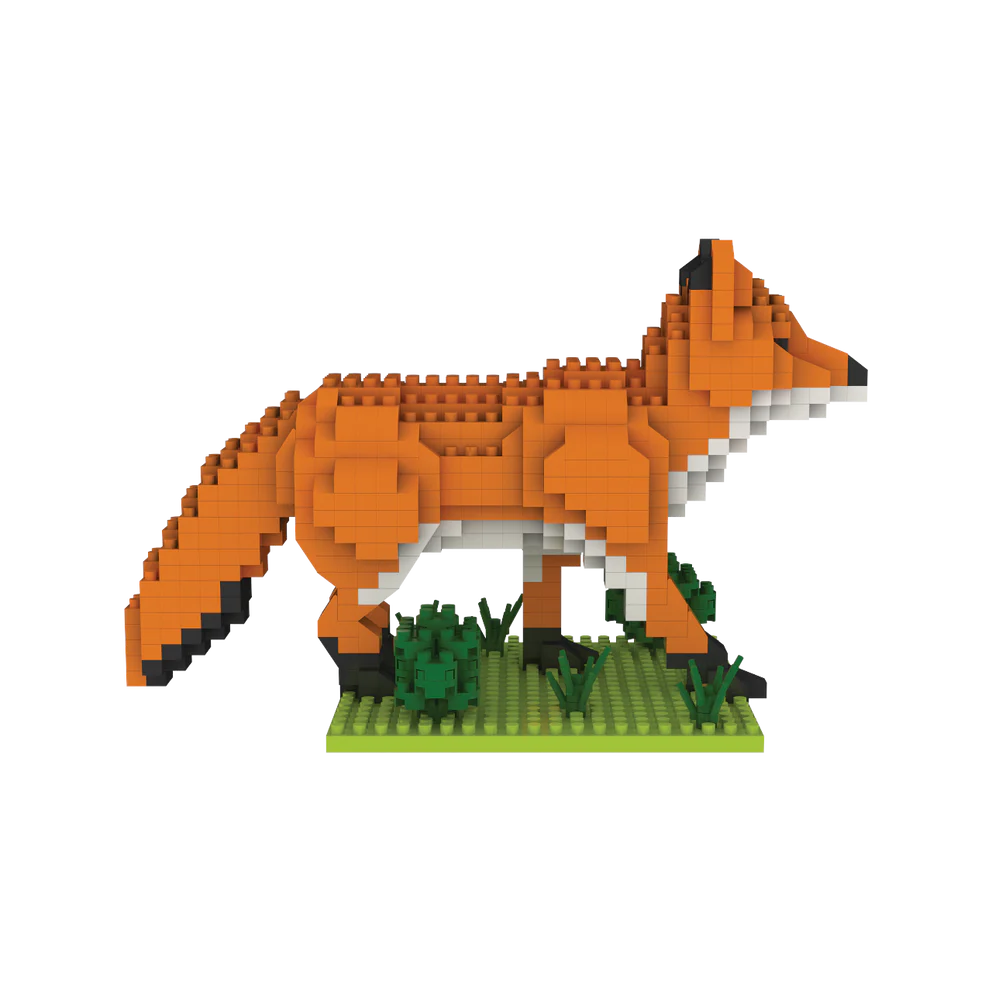 MINI BUILDING BLOCKS RED FOX
