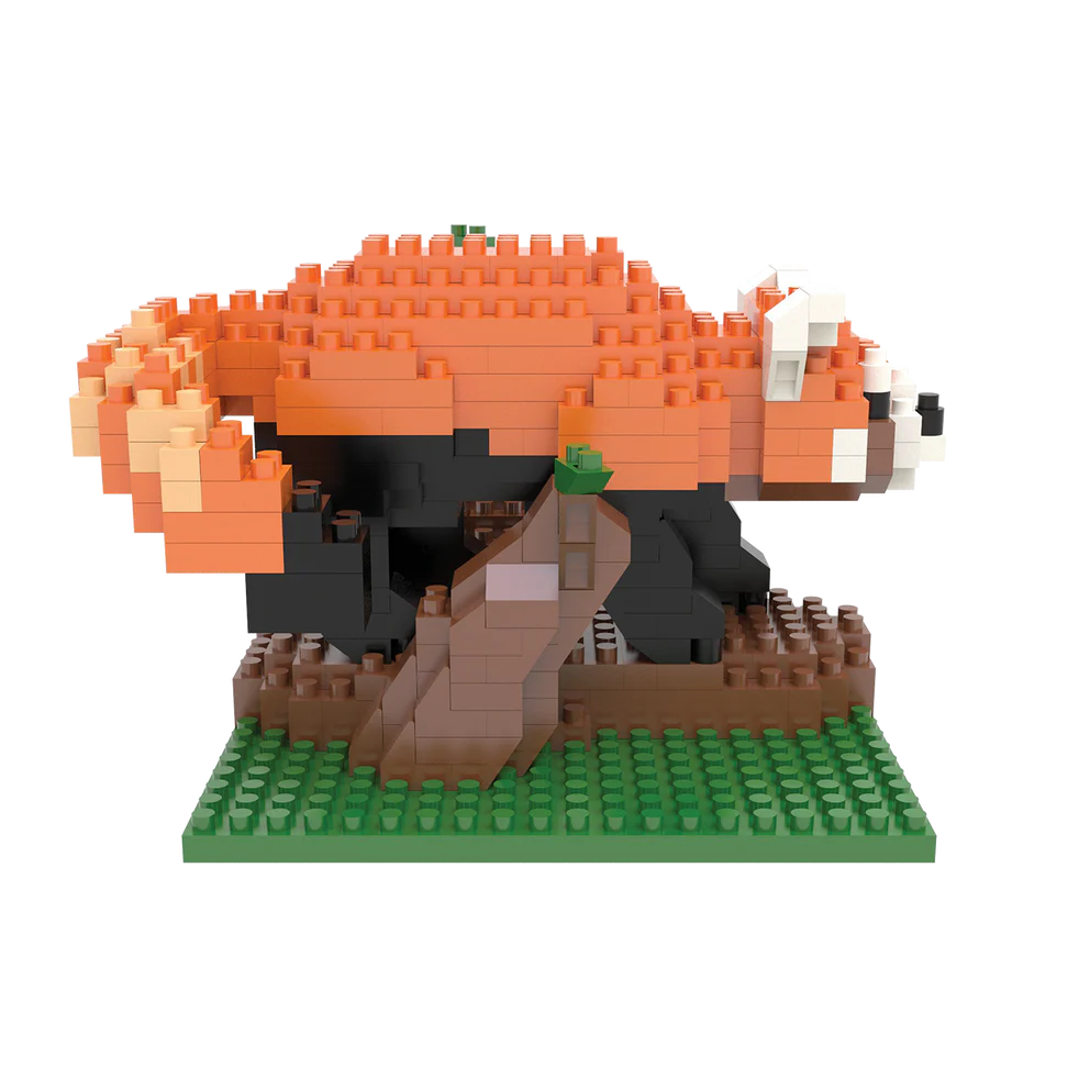 MINI BUILDING BLOCKS RED PANDA