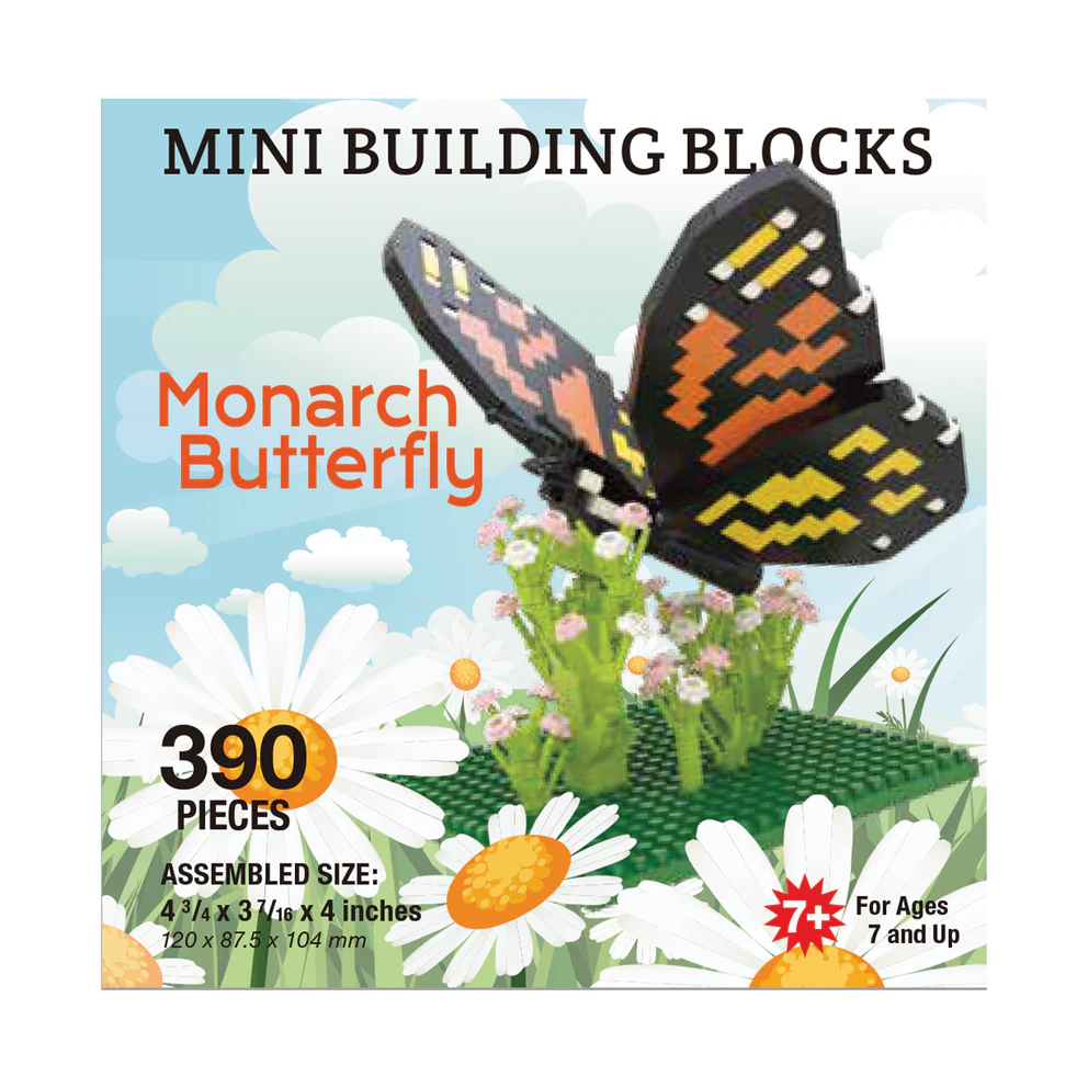 MINI BUILDING BLOCKS MONARCH BUTTERFLY