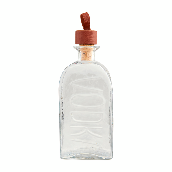 VODKA GLASS LEATHER DECANTER