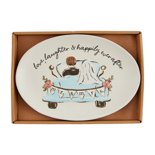 WEDDING SENTIMENT PLATE