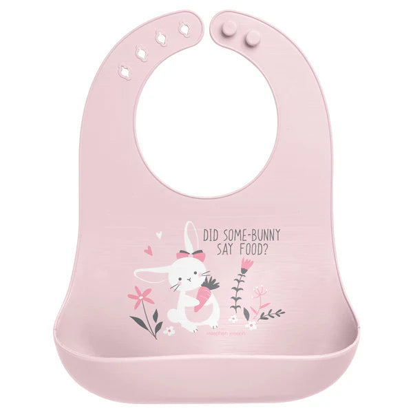 SILICONE BIB BUNNY