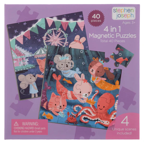 4 IN 1 MAGNETIC PUZZLE FAIRYTALE