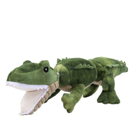 JOINTED PLUSH ALLIGATOR DOG TOY