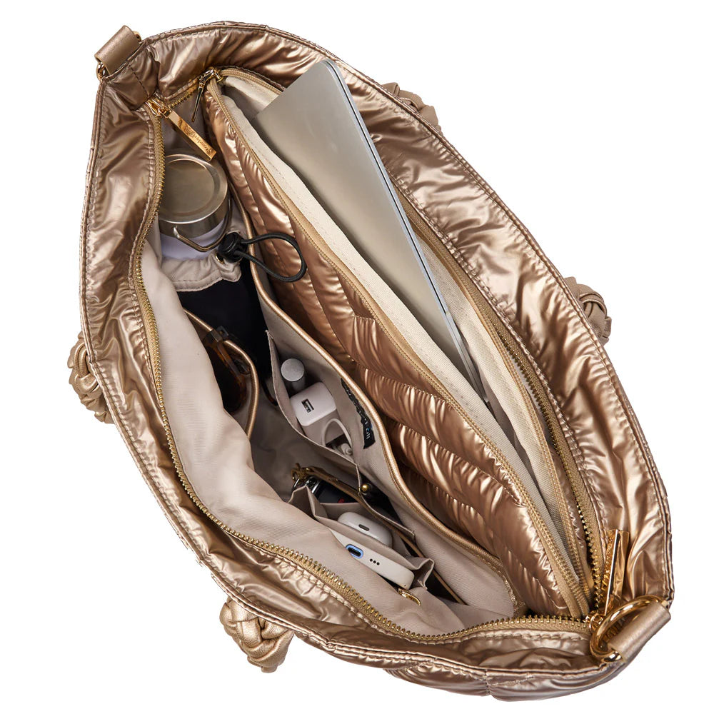 HYDRO TOTE GOLD QUILTED