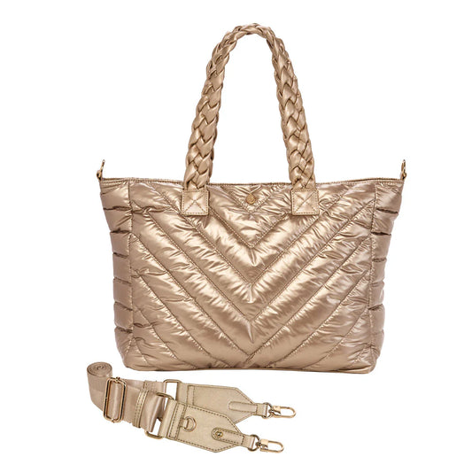 HYDRO TOTE GOLD QUILTED