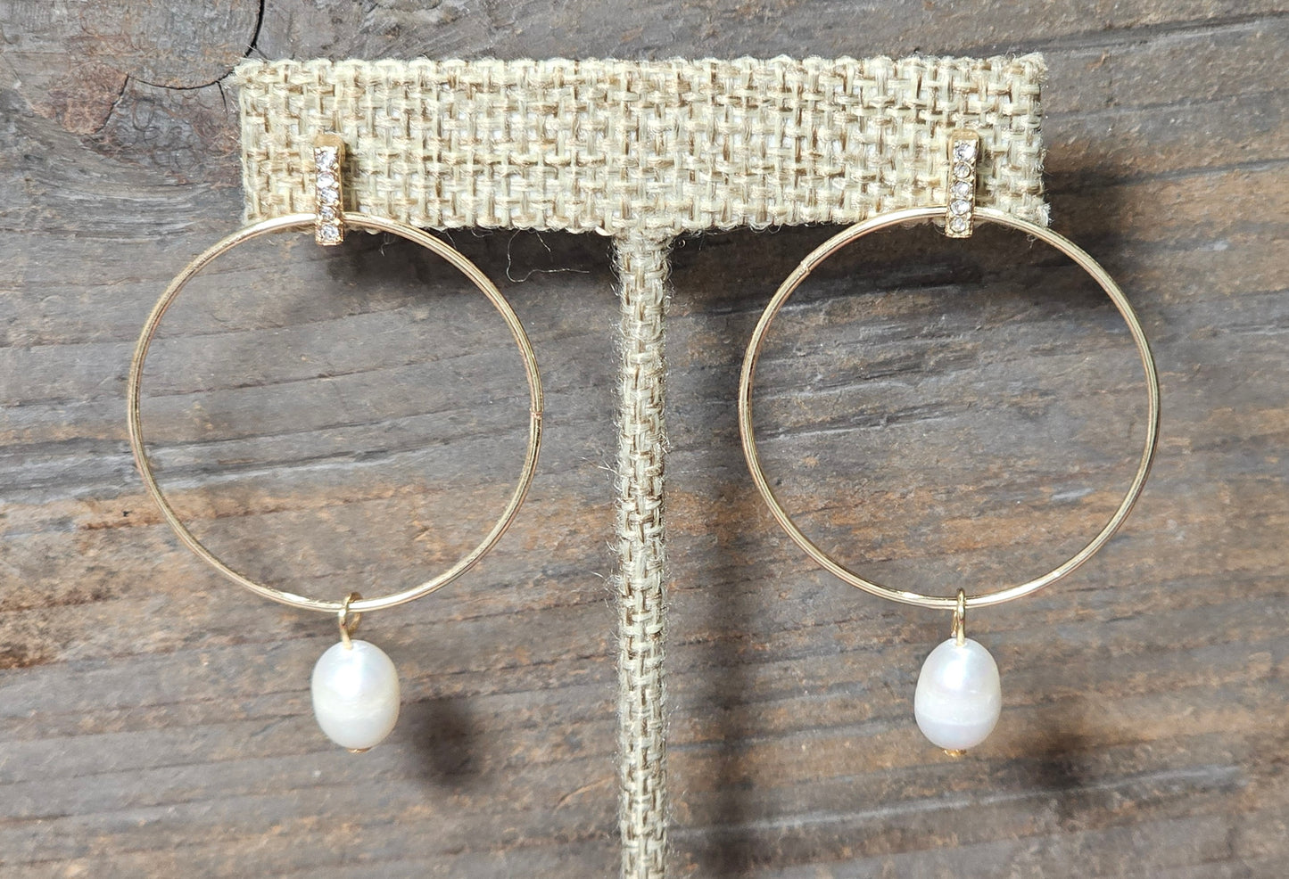 PAYNE GOLD PEARL EARRING