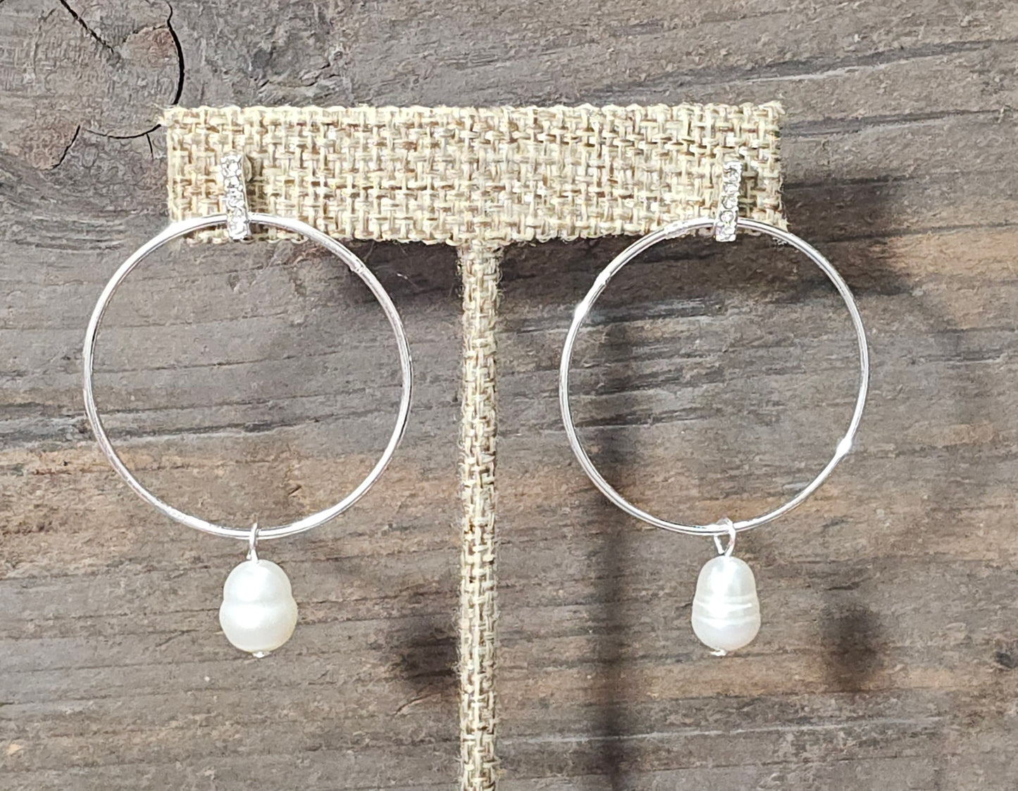 PAYNE SILVER PEARL EARRING