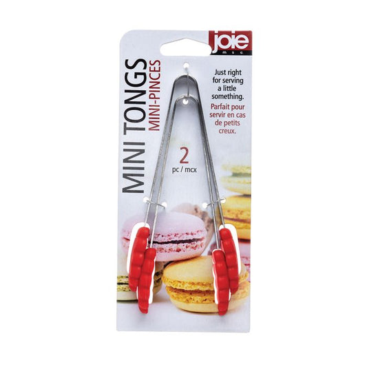 SILICONE MINI TONGS SET/2
