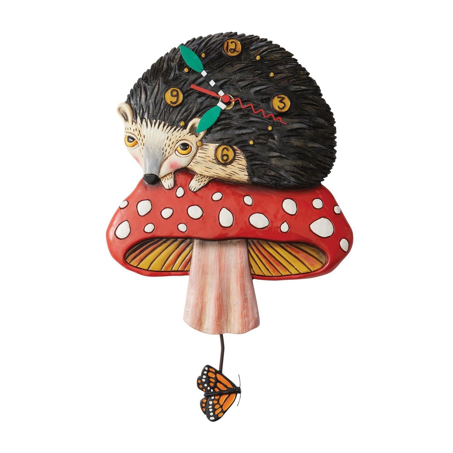 HANK THE HEDGEHOG COUTURE CLOCK