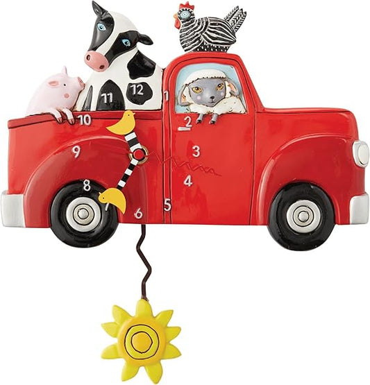 FARM TRUCK WALL CLOCK