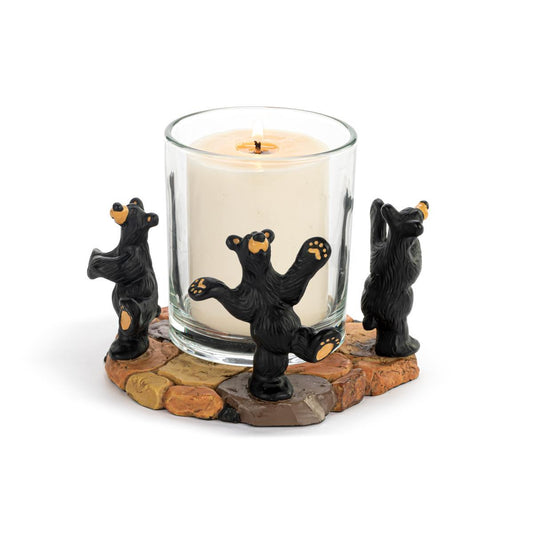 BEARFOOTS MOON DANCE CANDLE/CANDY HOLDER