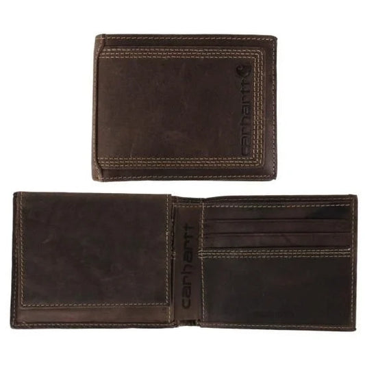 CARHARTT LEATHER TRIPLE STITCHED PASSCASE