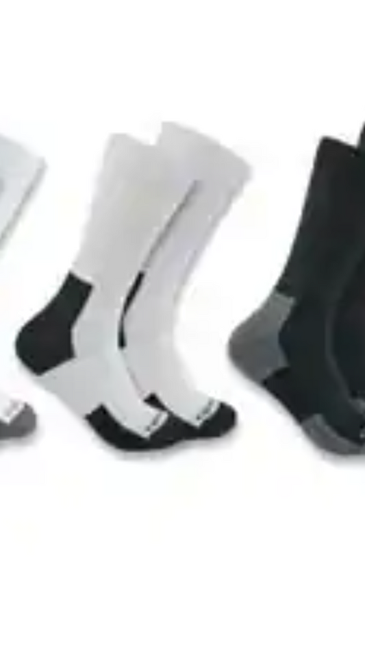 CARHARTT COTTON BLEND SOCKS 3 PACK
