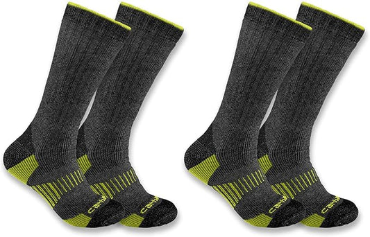 CARHARTT MEDIUM WEIGHT SYNTHETIC WOOL BLEND BOOT SOCK