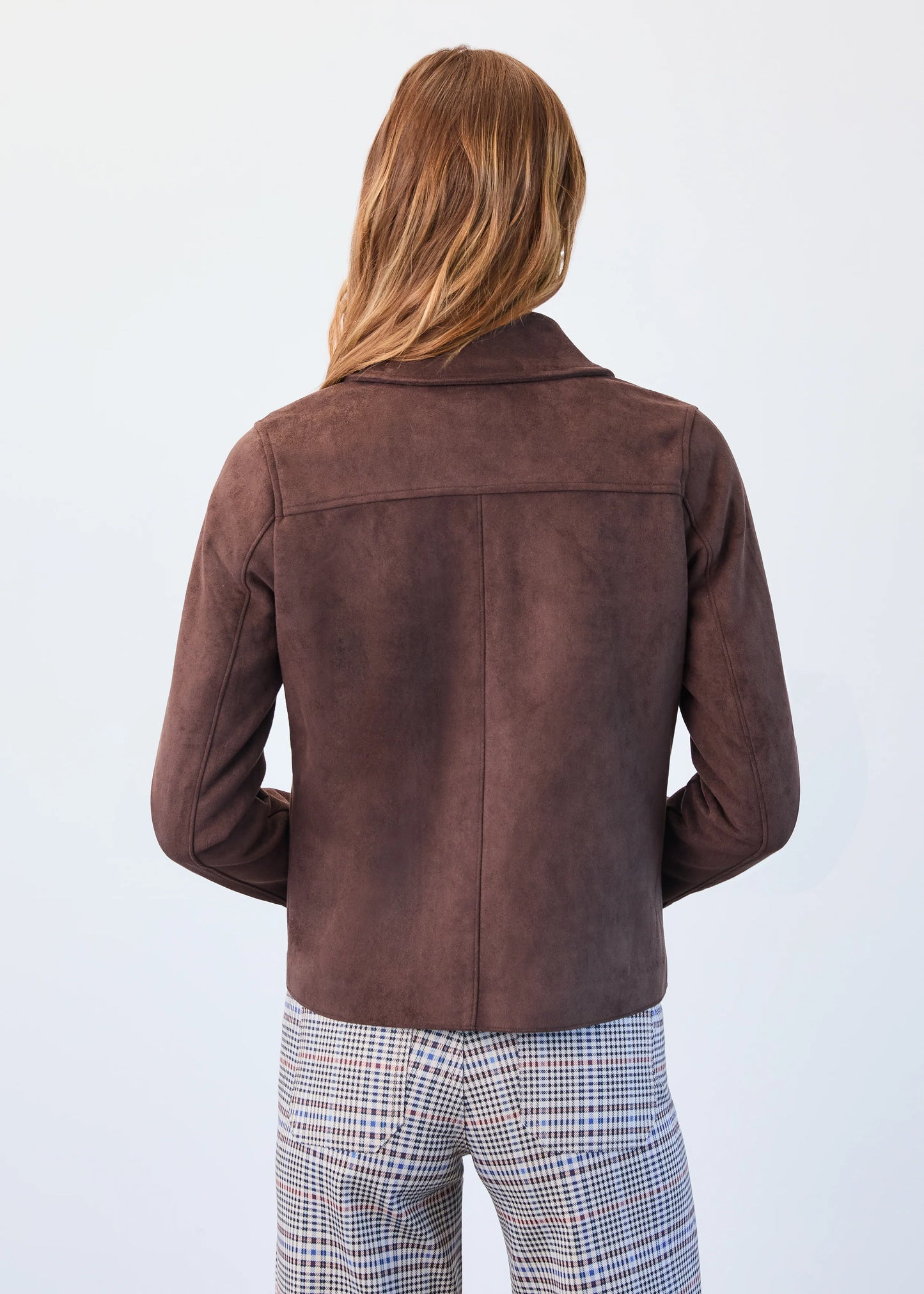 FRENCH DRESSING FAUX SUEDE JACKET