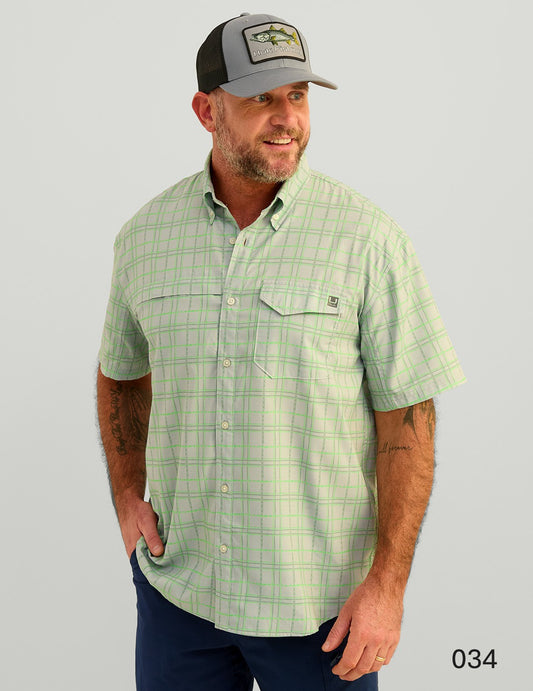 HUK TIDE POINT PRINTED SS SHIRT