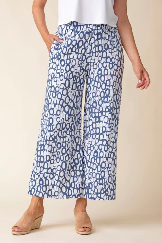 HABITAT LINEN CIRCLE EASY FLOOD PANT
