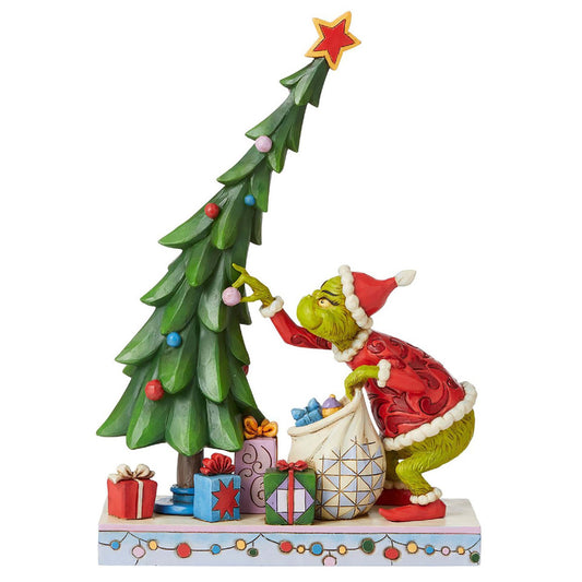 JIM SHORE GRINCH UN-DECORATING TREE